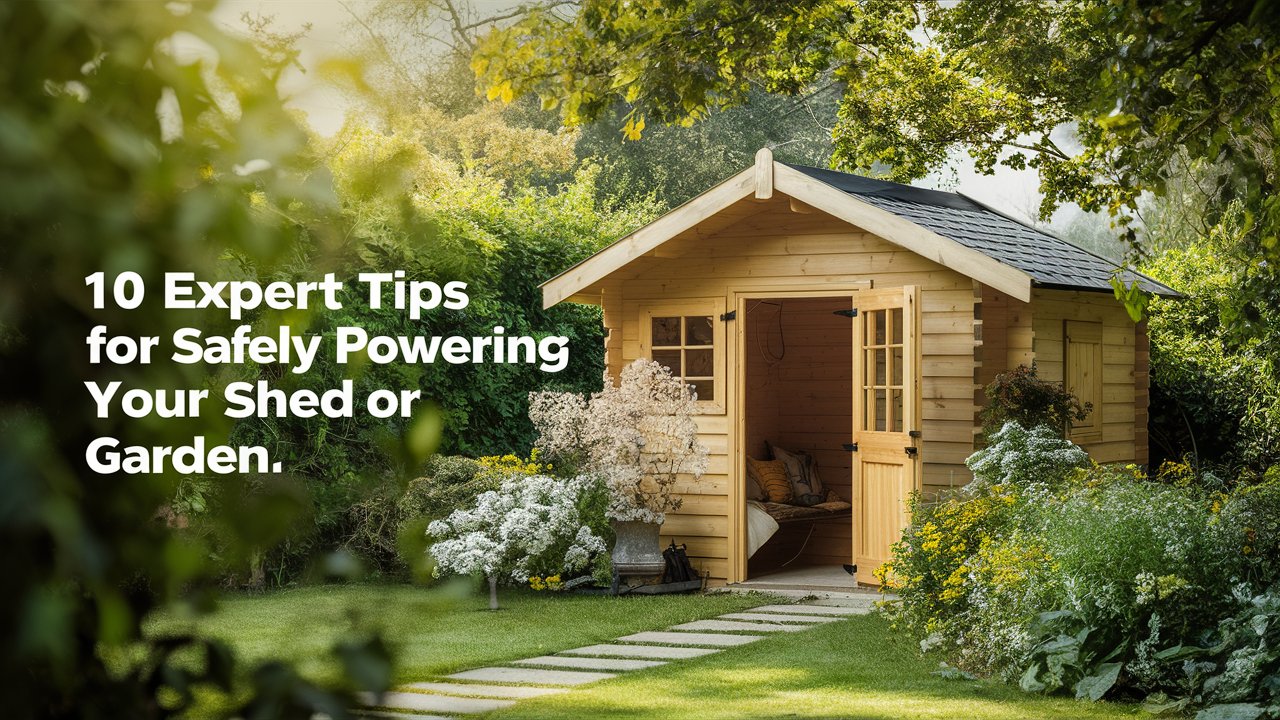 10 Expert Tips for Safely Powering Your Shed or Garden - Meteor Electrical Guide