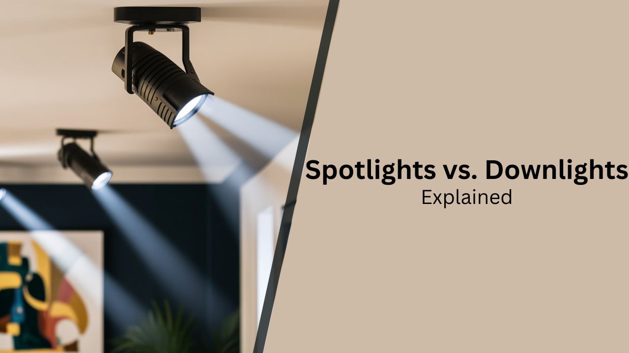 Lighting Showdown: Spotlights vs Downlights - What’s Best for Your Space?