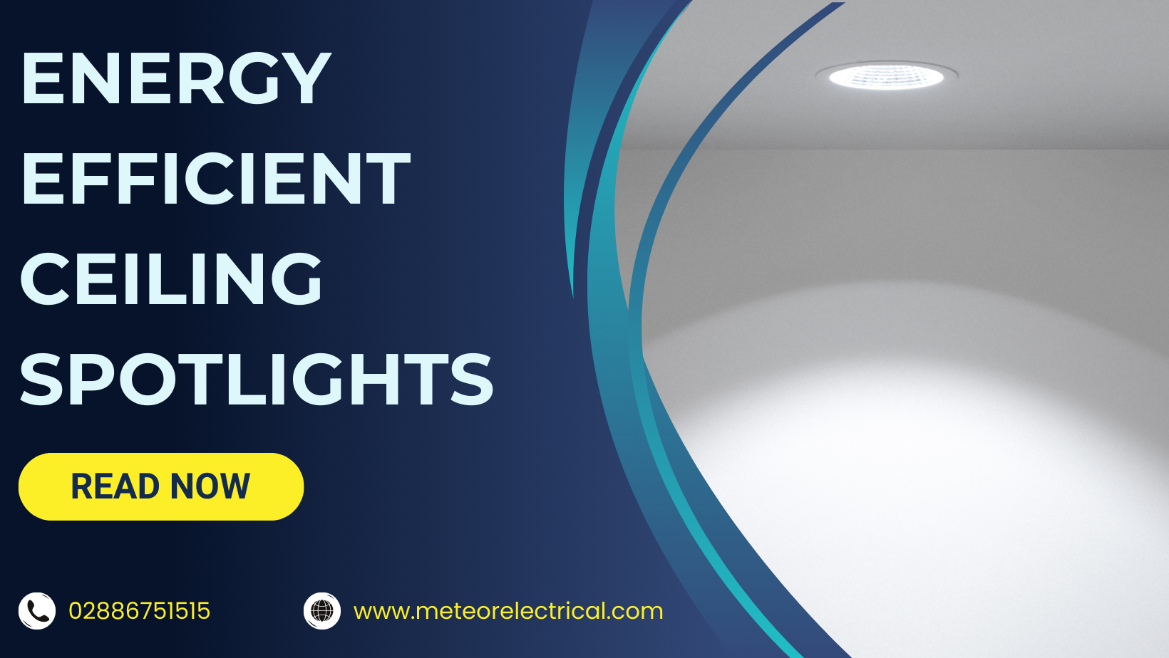 Energy Efficient Ceiling Spotlights