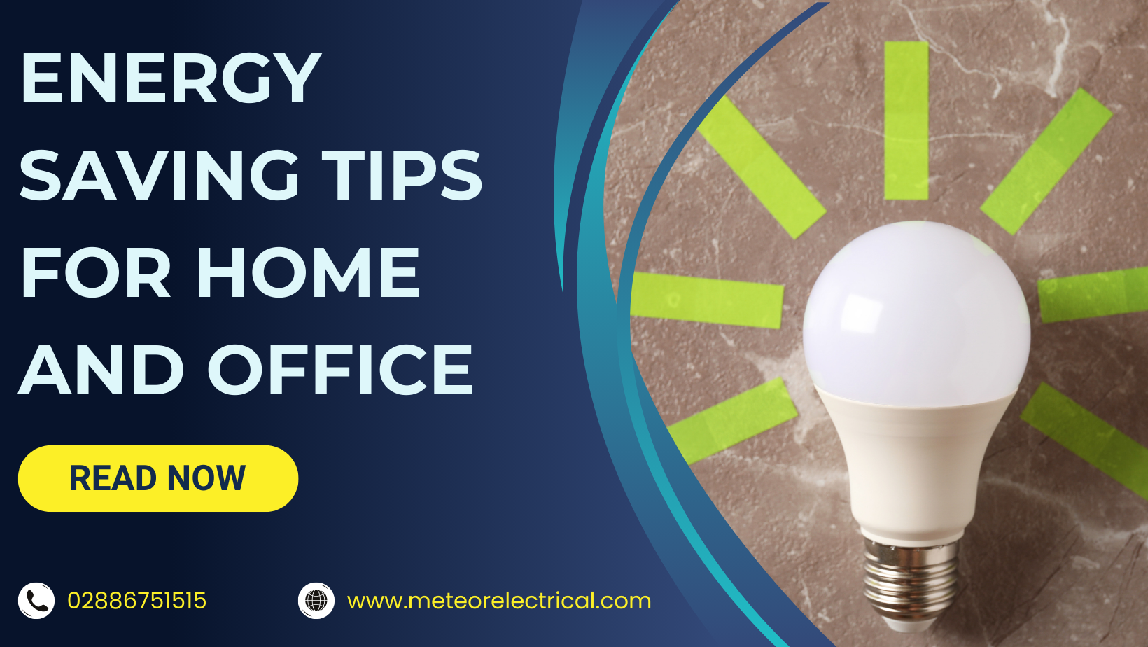 Energy Saving Tips in your Home and Office 