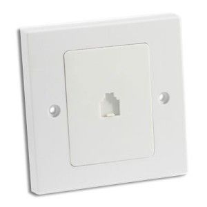 1 Gang RJ11 Phone Socket Irish Version.