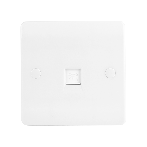 Zahler 1 Gang Telephone Socket  