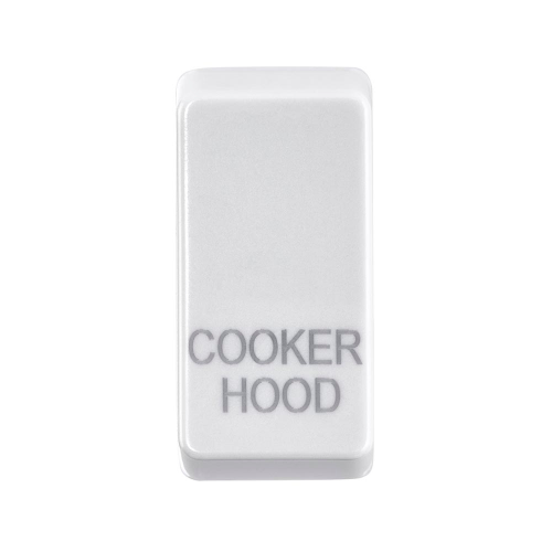 Zahler Grid Rocker Cover Marked "COOKER HOOD" White