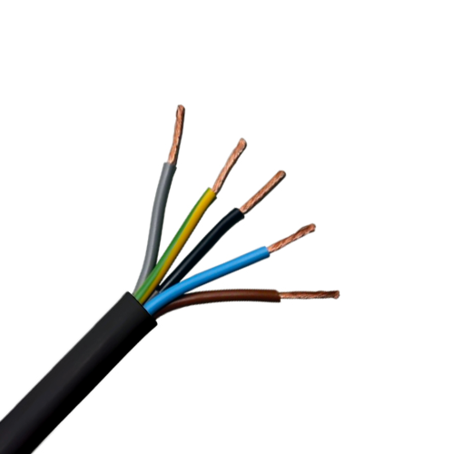 5 Core 1.5mm Flex Black Cable (100m coil)