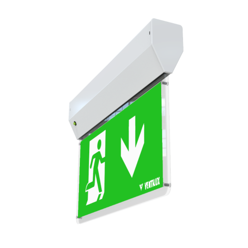 Fusion Multi Mounted Exit Sign White 