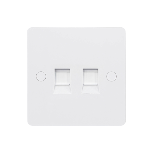 Zahler 2 Gang RJ45 Socket