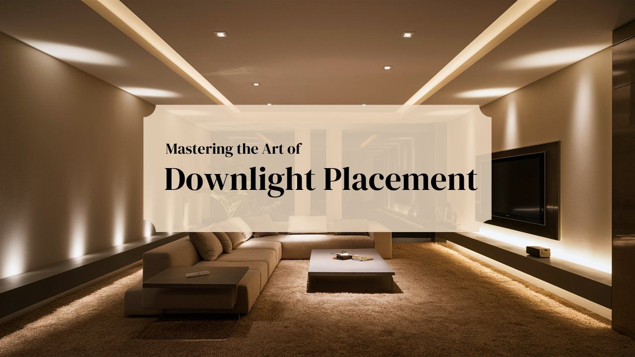 Downlight placement guide