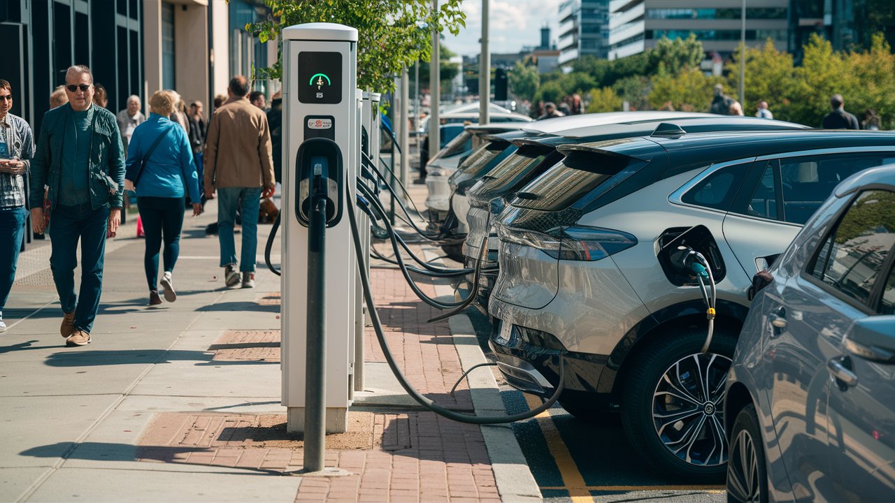 GARO Electric vehicle public charging station 