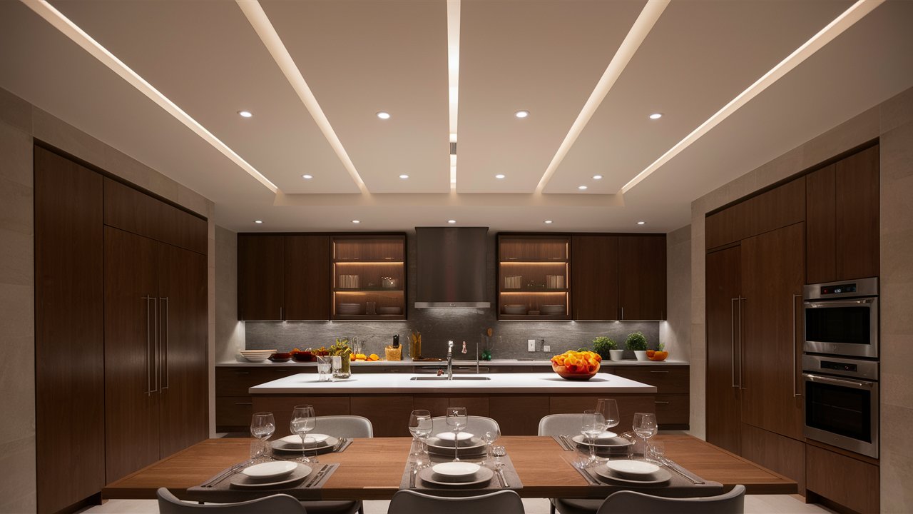 recessed spotlights