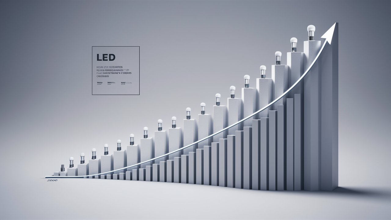 growth of LED light bulbs