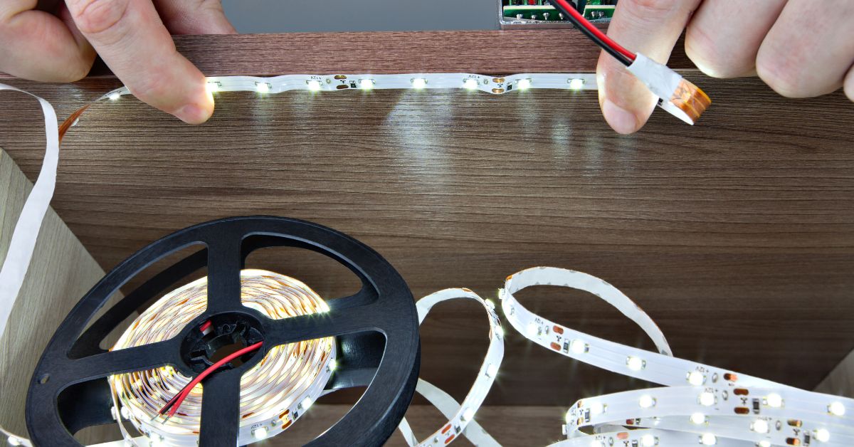 Install LED Strip Lights